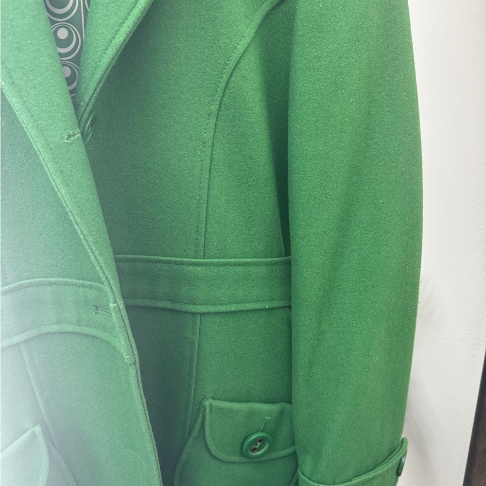 Gorgeous Green Winter Wool Jacket - image 2